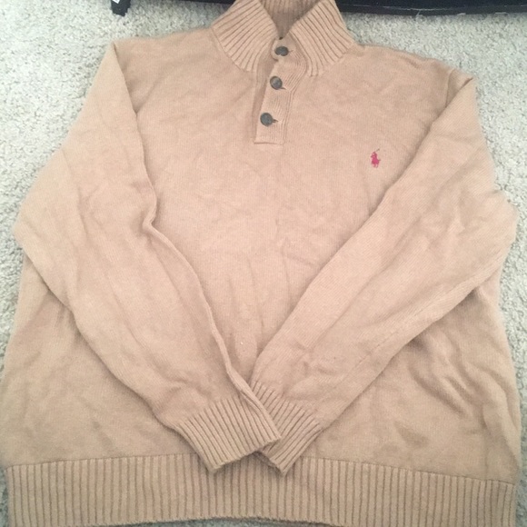 Brown Ralph Lauren polo sweater - Picture 1 of 1